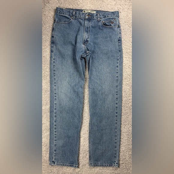 Harley Davidson Jeans Mens 36 x 34 Genuine Motorclothes Cotton Moto Denim Party